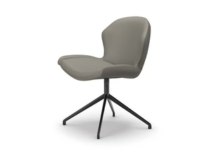 RACHEL TURN - Swivel leather chair _ Cattelan Italia